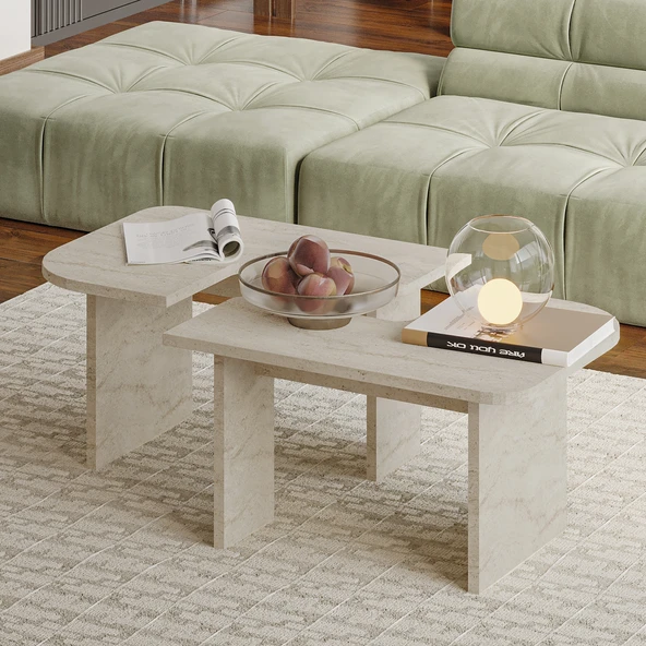 Iris Modüler Orta Sehpa – Modern Tasarım, Çok Amaçlı Kullanım Sehpa