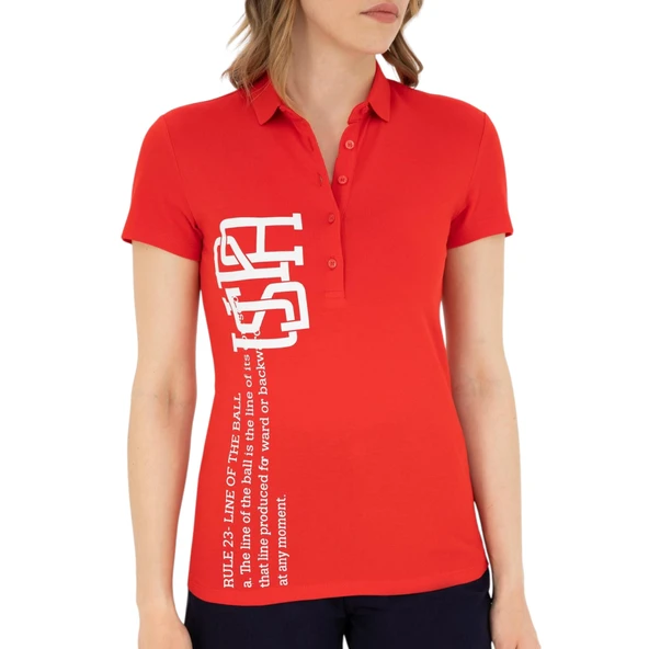 Kadın Polo Yaka Tişört 1831928 - Resim 9