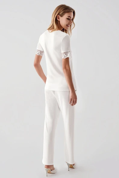 MDB Freshness 321 Kadın Sabahlıklı Pijama Takımı - Resim 3