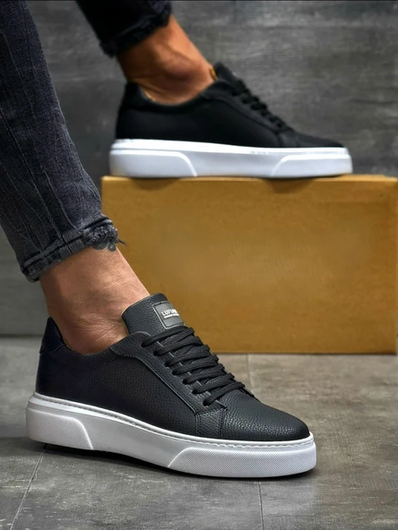 2229-Klasik Air Force Lufian Modeli Anatomik Tabanlı Üst Kalite Sneakers Ayakkabı - Resim 3