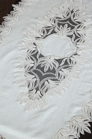 Işıl Salon Takımı 5 Parça Krem - Resim 3