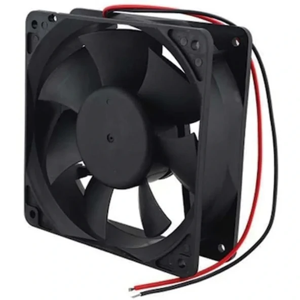Rewel 120x120x25 Mm 12 Volt Dc 3 Pin Fan 12x12cm