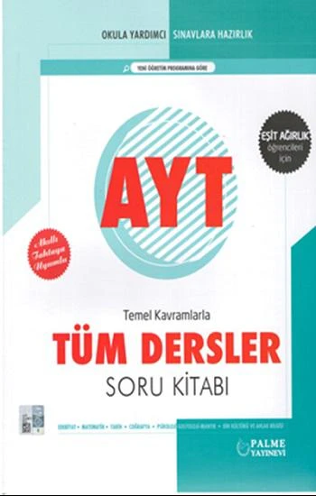 Palme AYT Tüm Dersler Soru Kitabı ürün görseli
