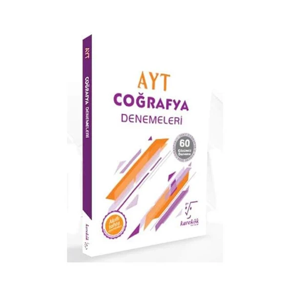 AYT Coğrafya Denemeleri 60 Çözümlü Deneme ürün görseli