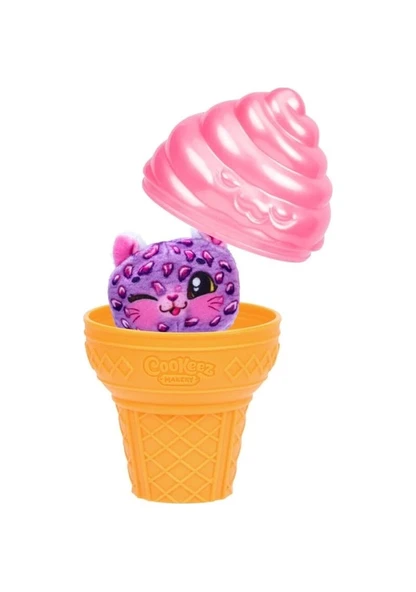 Cookeez Makery Yum Yumz Dondurma Tekli Paket Kokulu Peluş Lisanslı Ürün - Resim 3