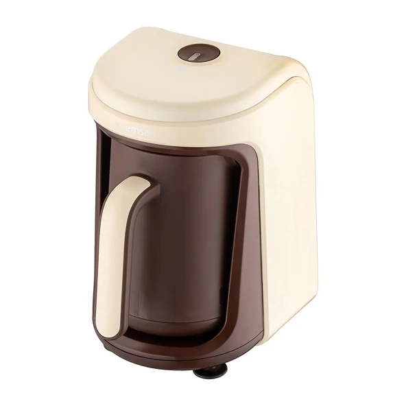 Emsan Nostalji 1837H Türk Kahvesi Makinesi Krem - Resim 7