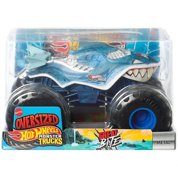 Hot Wheels Monster Trucks 1:24 Great Bite FYJ83 JCC89 Lisanslı Ürün ürün görseli 1