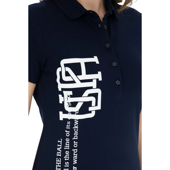 Kadın Polo Yaka Tişört 1831928 - Resim 6