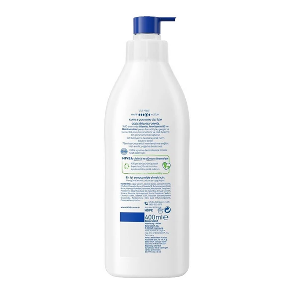 Nivea Repair Care Yoğun Nemlendirici Vücut Losyonu 400 ml - Resim 5