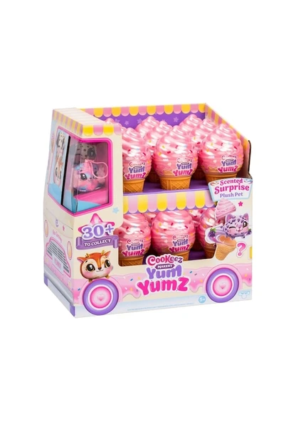 Cookeez Makery Yum Yumz Dondurma Tekli Paket Kokulu Peluş Lisanslı Ürün - Resim 2