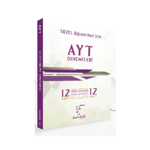 Karekök AYT Sözel 12 Deneme ürün görseli