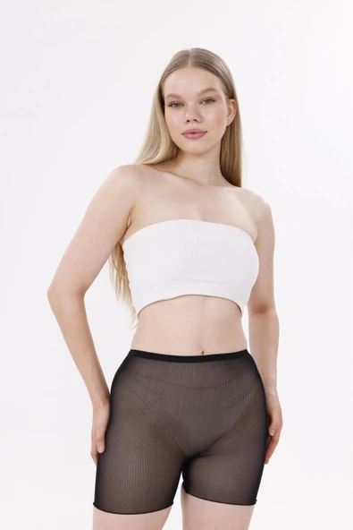 MDB Freshness 0024 Lazer Kesim Tül Boxer Korse - Resim 4