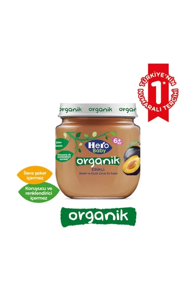 Hero Baby Organik Erikli 120 gr - Resim 2