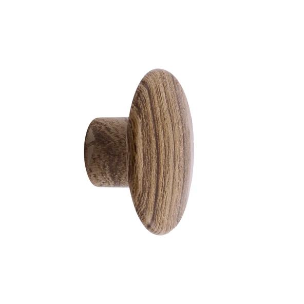 Tek Vidalı Bolina Dış Bükey Plastik Düğme Kulp Kubik Doğal Meşe Mobilya Dolap Çekmece Kulpu Kulbu - Resim 7