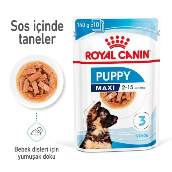 Royal Canin Maxi Puppy Gravy Yavru Konserve Köpek Maması - 7