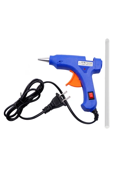 NACTUMU 20W Elektrikli Sıcak Silikon Tabancası, Küçük Tetikli Mum ve Tutkal Uygulama Aleti - 2