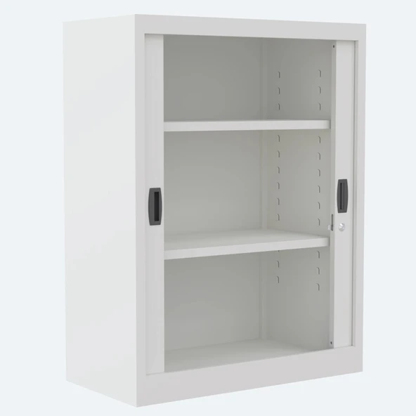 Avcı Sürgülü Dosya Dolabı Malzeme Metal Arşiv Av Dolabı Kiler Ofis Raflı - Resim 4