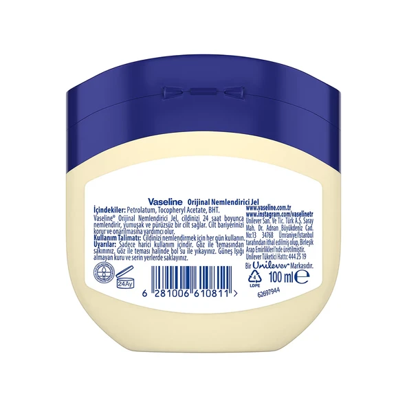 Vaseline, Nemlendirici Jel Original - 100 ml - 5