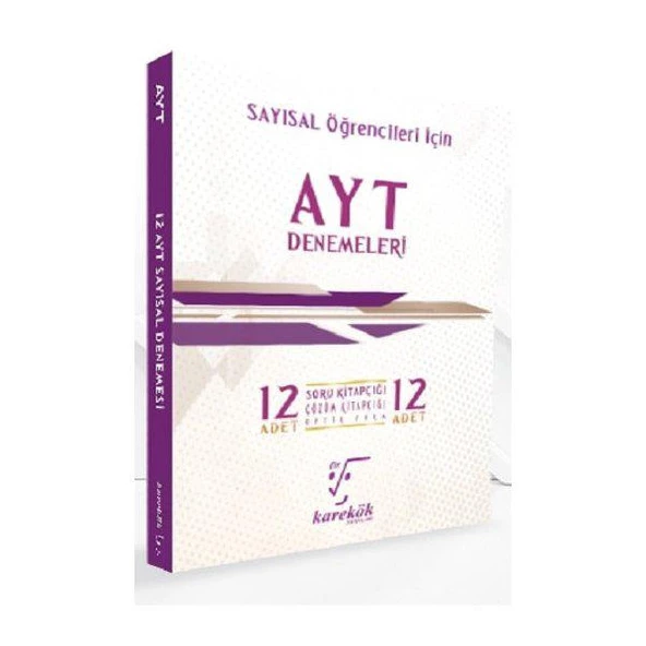 Karekök AYT Sayısal 12 Deneme ürün görseli