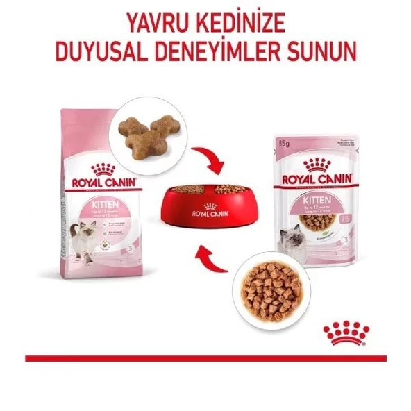 Royal Canin Kitten Gravy Pouch Yavru Konserve Kedi Maması - 4