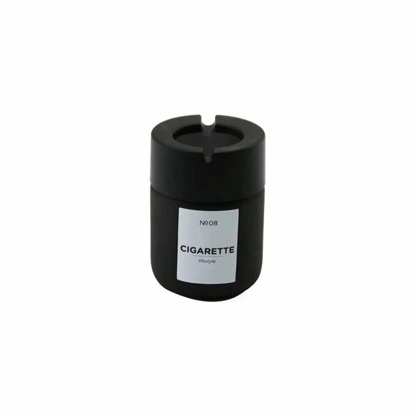 Siyah Cam Küllük - Resim 3