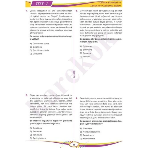 8. Sınıf LGS Paragraf Soru Bankası - Resim 4