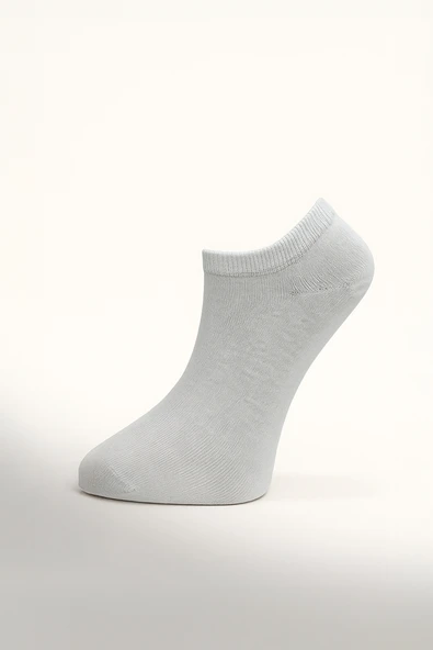 Nisanca %100 Pamuk Birinci Kalite Penye Çorap Seti -Kadın 3'lü Patik Çorap Seti - 7