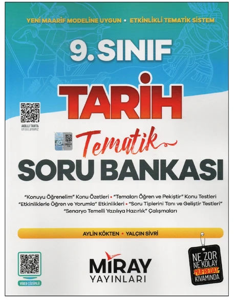 Miray 9. Sınıf Tarih Tematik Soru Bankası