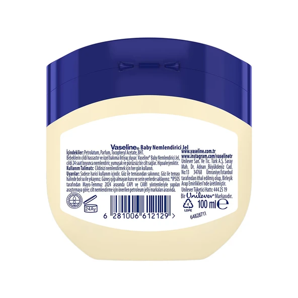 Vaseline, Nemlendirici Jel Baby - 100 ml - 6