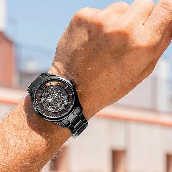 FESTINA F20632/1 AUTOMATIC SKELETON SAPPHIRE ERKEK KOL SAATİ - Resim 2