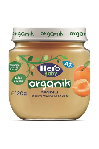 Hero Baby Organik Kayısılı 120 gr ürün görseli