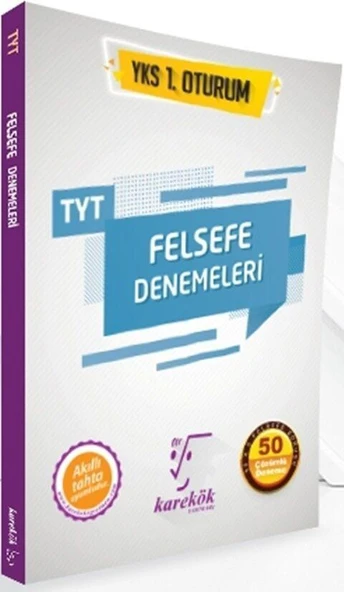 TYT Felsefe Denemeleri 50 Çözümlü Deneme YKS 1. Oturum ürün görseli