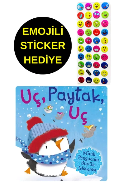 EMOJİLİ  STİCKER HEDİYE  - OKUL ÖNCESİ RESİMLİ KİTAPLAR  - UÇ PAYTAK UÇ ürün görseli