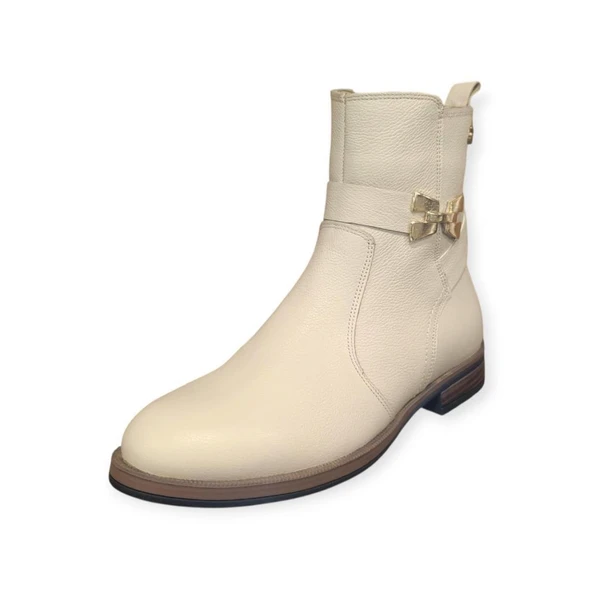 VENÜS 2552703K DÜZ TOPUK İNCE TABAN DERİ KADIN BOT - Resim 9