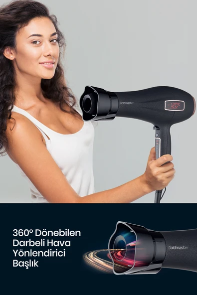 GOLDMASTER REVO GM-7194 SAÇ KURUTMA MAKİNESİ - 5