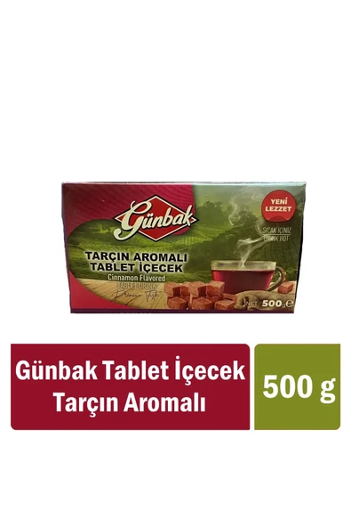 Günbak Tarçın Aromalı Tablet İçecek 500 gr ürün görseli