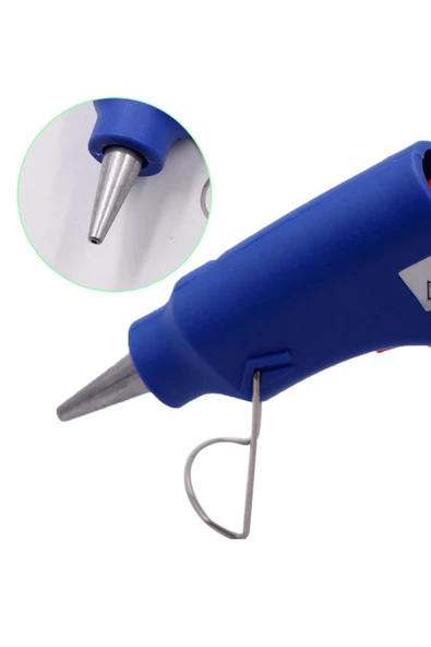 NACTUMU 20W Elektrikli Sıcak Silikon Tabancası, Küçük Tetikli Mum ve Tutkal Uygulama Aleti - 6