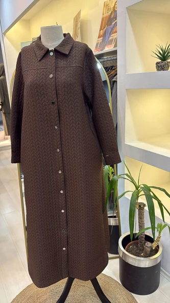 İnvee 7039 kahve  Çıtçıtlı Kap ürün görseli