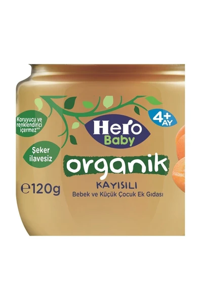 Hero Baby Organik Kayısılı 120 gr - Resim 2