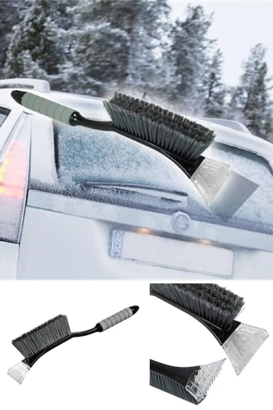 NACTUMU Araç Camı Kar Süpürgesi ve Buz Kazıyıcı, Kar Temizleme Fırçası