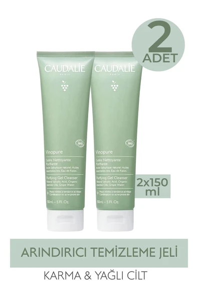 Caudalie Vinopure Nettoyante Purifiante Gel 150 ml 2 Adet ürün görseli