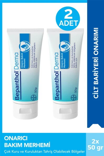 Bepanthol Derma Onarıcı Bakım Merhemi 50 gr 2 Adet ürün görseli 1