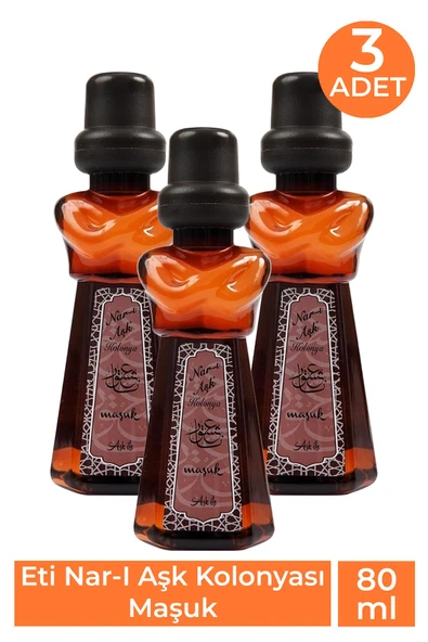 Eti Nar-I Aşk Kolonyası Maşuk 80 ml 3 Adet ürün görseli 1