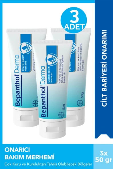 Bepanthol Derma Onarıcı Bakım Merhemi 50 gr 3 Adet ürün görseli