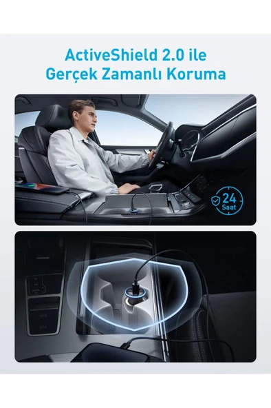 Anker 323 A2735 52.5 W Hızlı Araç Şarj Aleti - 3