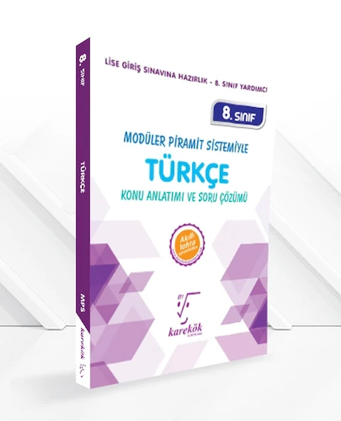 8. Sınıf Modüler Piramit Sistemiyle Türkçe Konu Anlatımı ve Soru Çözümü ürün görseli