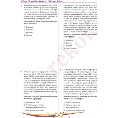 8. Sınıf LGS Paragraf Soru Bankası - Resim 3