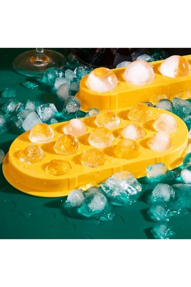 NACTUMU 13 Bölmeli Kristal Buz Yapma Kalıbı, Pratik ve Dayanıklı Buz Küpü Üretici - 7