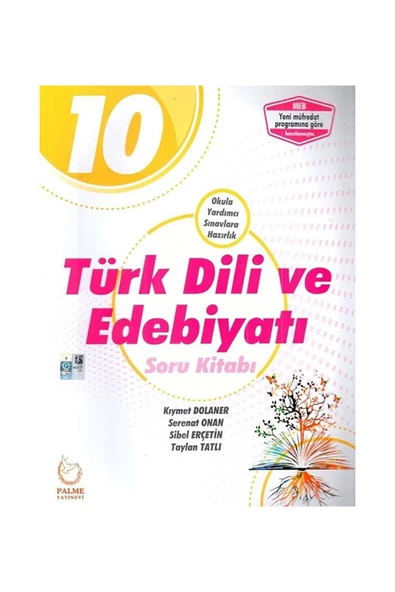Palme 10.Sınıf Türk Dili ve Edebiyatı Soru Kitabı ürün görseli