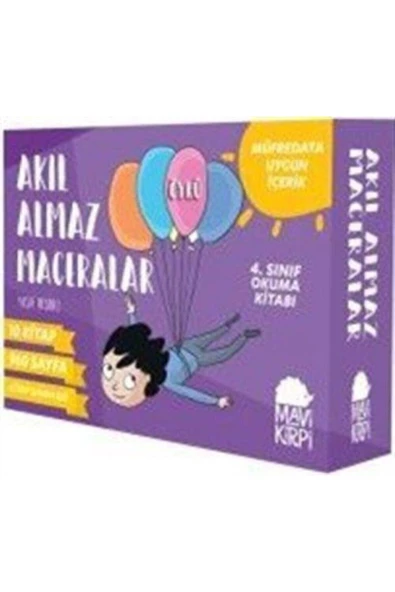Akıl Almaz Maceralar 4. Sınıf Okuma Seti (10 Kitap Takım) ürün görseli